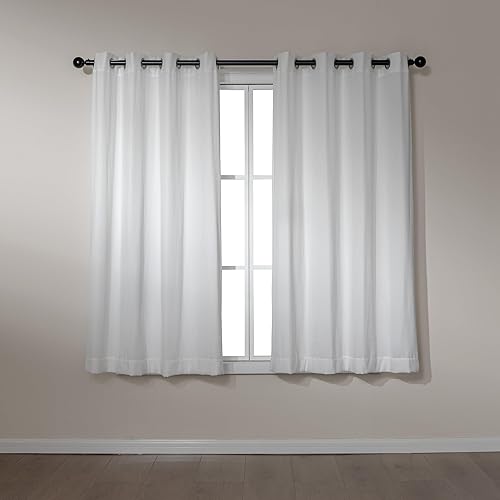 Miniatura 11 de Amazon Basics Cortinas de Chenilla para Oscurecer la Habitación, Cortinas de Ventana Filtrantes de Luz para Dormitorio y Sala de Estar, Juego de 2