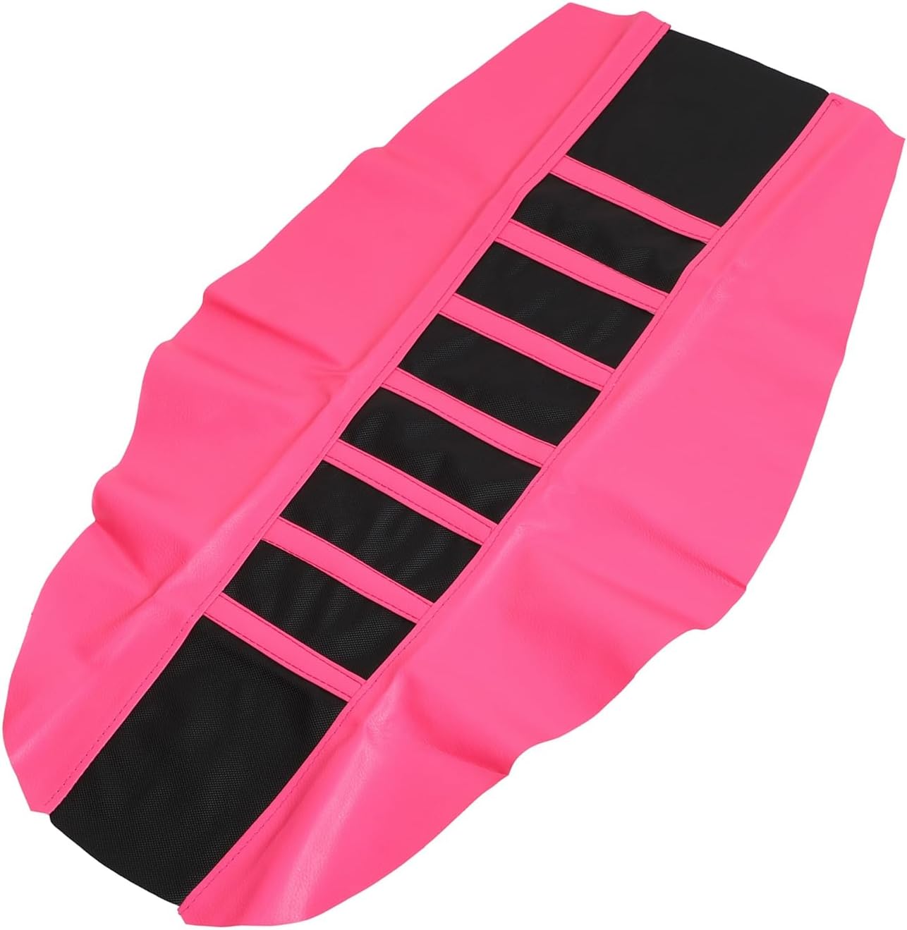 Universal Motorcycle Pit Dirt Bike Faux Leather Soft Seat Cover Anti Slip Seat Cushion Pink Black Replacement