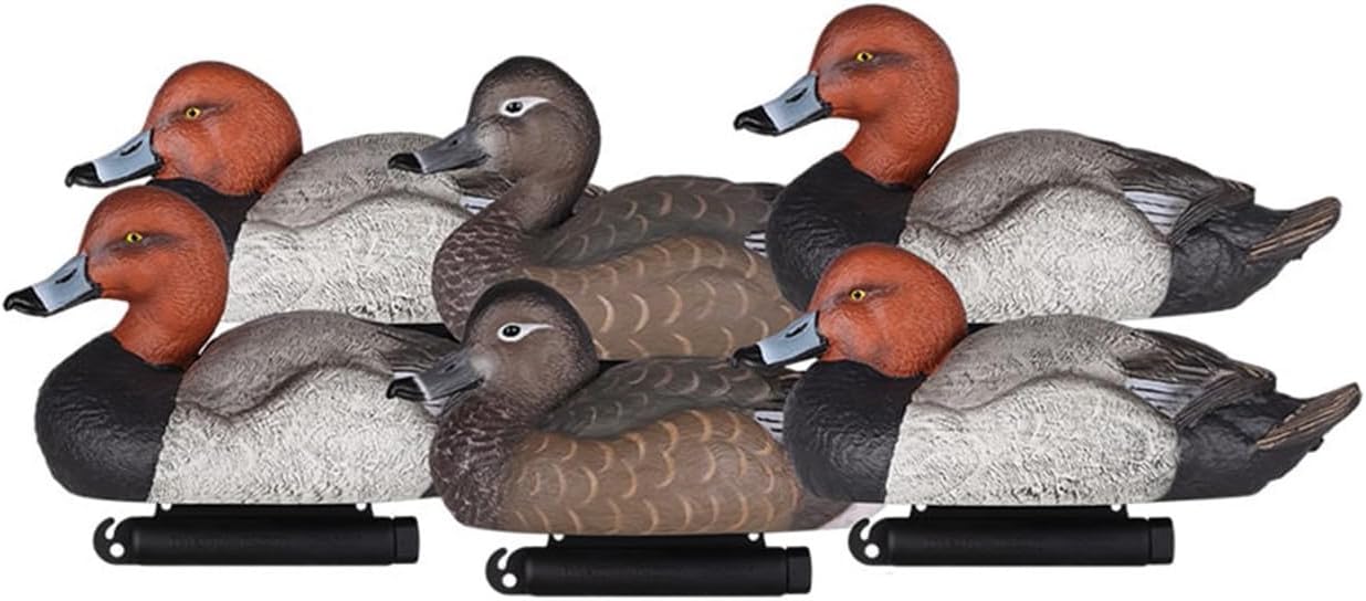 Dakota Decoy Redhead Floating Duck Decoys, 6 Pack