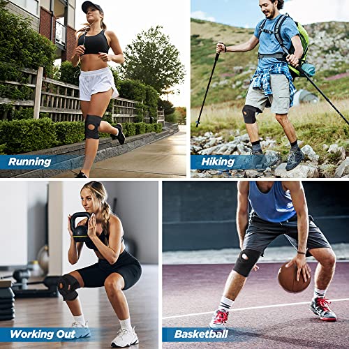Ipow Light And Breathable Knee Brace With Side Stabilizers For Knee Pain, Meniscus Tear, Arthritis Pain, Acl, Mcl, Adjustable Knee Support For Men And Women, Patella Imobilizer For Running, Working Out #TOP6
