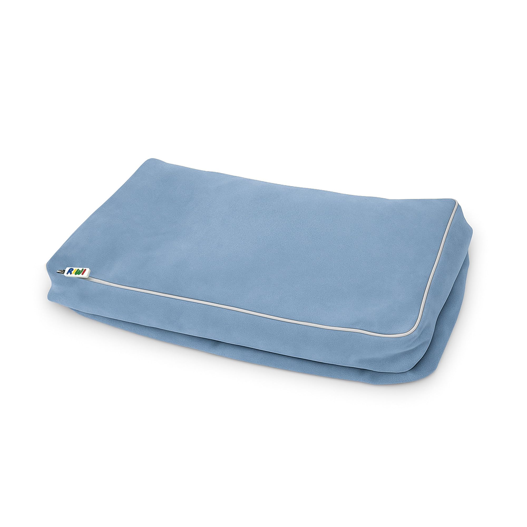 RIWI XXL Bag – Azul claro Premium (RCC202-27) | Bolsa de almacenamiento para 24 bloques de construcción XXL | Taburete y asiento | lavable y resistente | muchos colores y telas