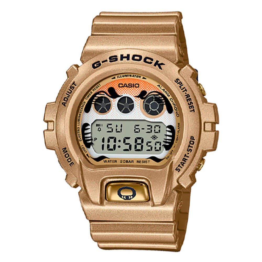 Casio Orologio Digitale al Quarzo Unisex-Bambino con Cinturino in Plastica DW-6900GDA-9ER