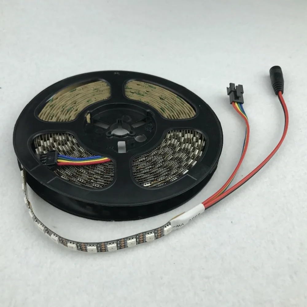 WENWENLEE 4m/roll GS8208(Similar to WS2811 WS2813) DC12V addressable Full Color RGB 5050 LED Strip;90leds/m;;Non-Waterproof;IP33