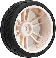 Vista 8 de Alomejor Juego de 2 neumáticos y llantas de coche RC de alto rendimiento para carreras 116 S16 EX16