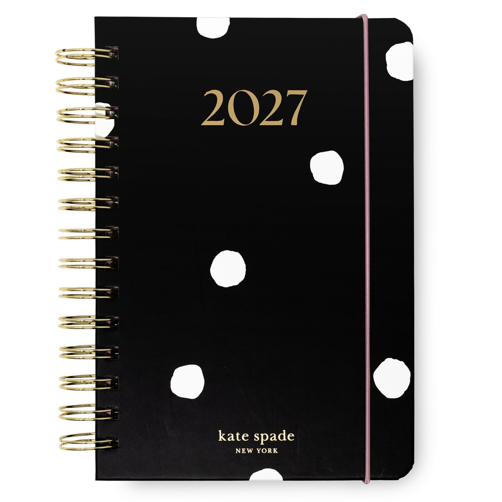 kate spade new york Agenda 2027, 12 mesi, misura media, motivo a pois