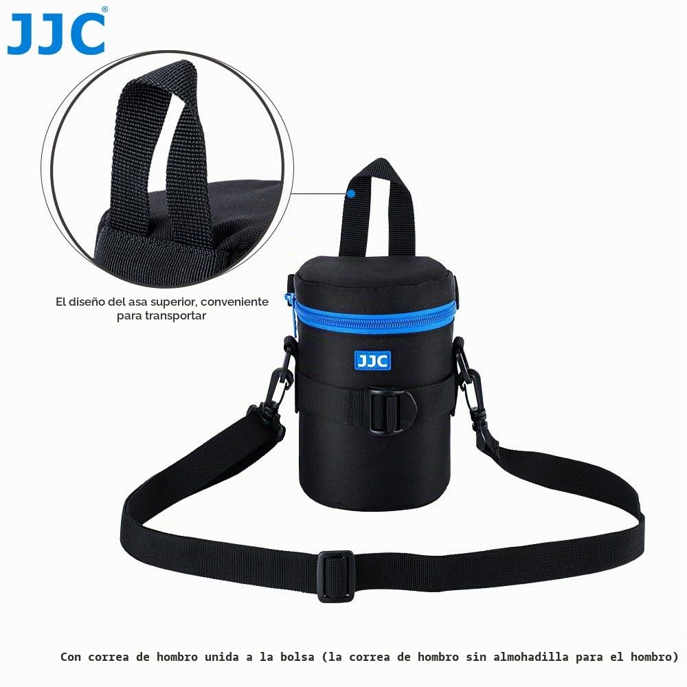 JJC Resistente al Agua Deluxe Funda para Objetivo con Correa