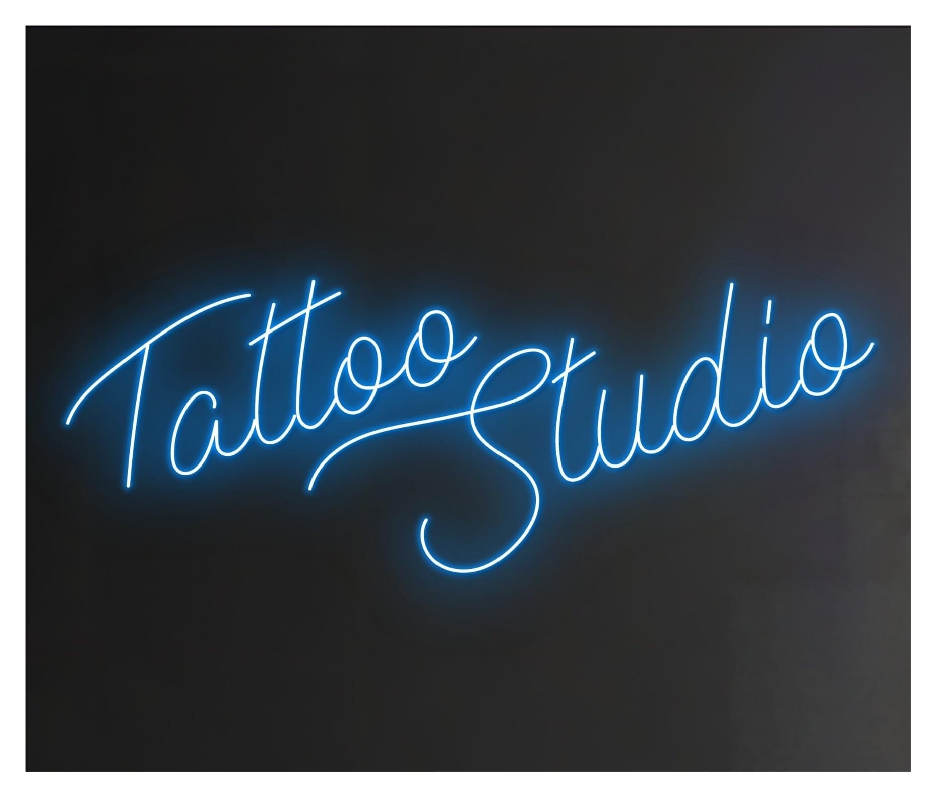 Hanging Art Neon Signs "Tattoo Studio"Neon Sign Artist Store Shop Decor Business Room Wall Art Storefront Window Display Entrance 60cm