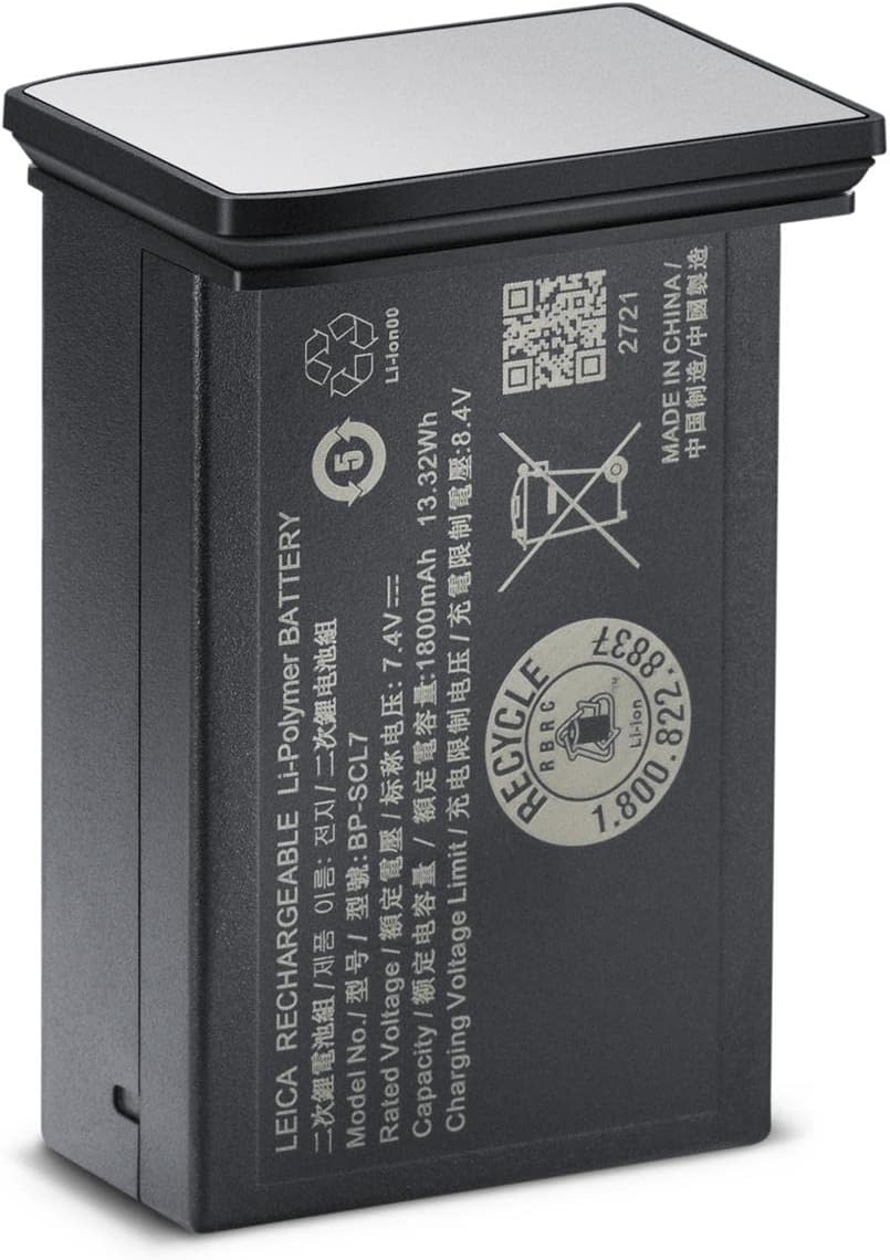 Leica Lithium Ion BP-SCL7 Battery for M11 Camera (Silver)