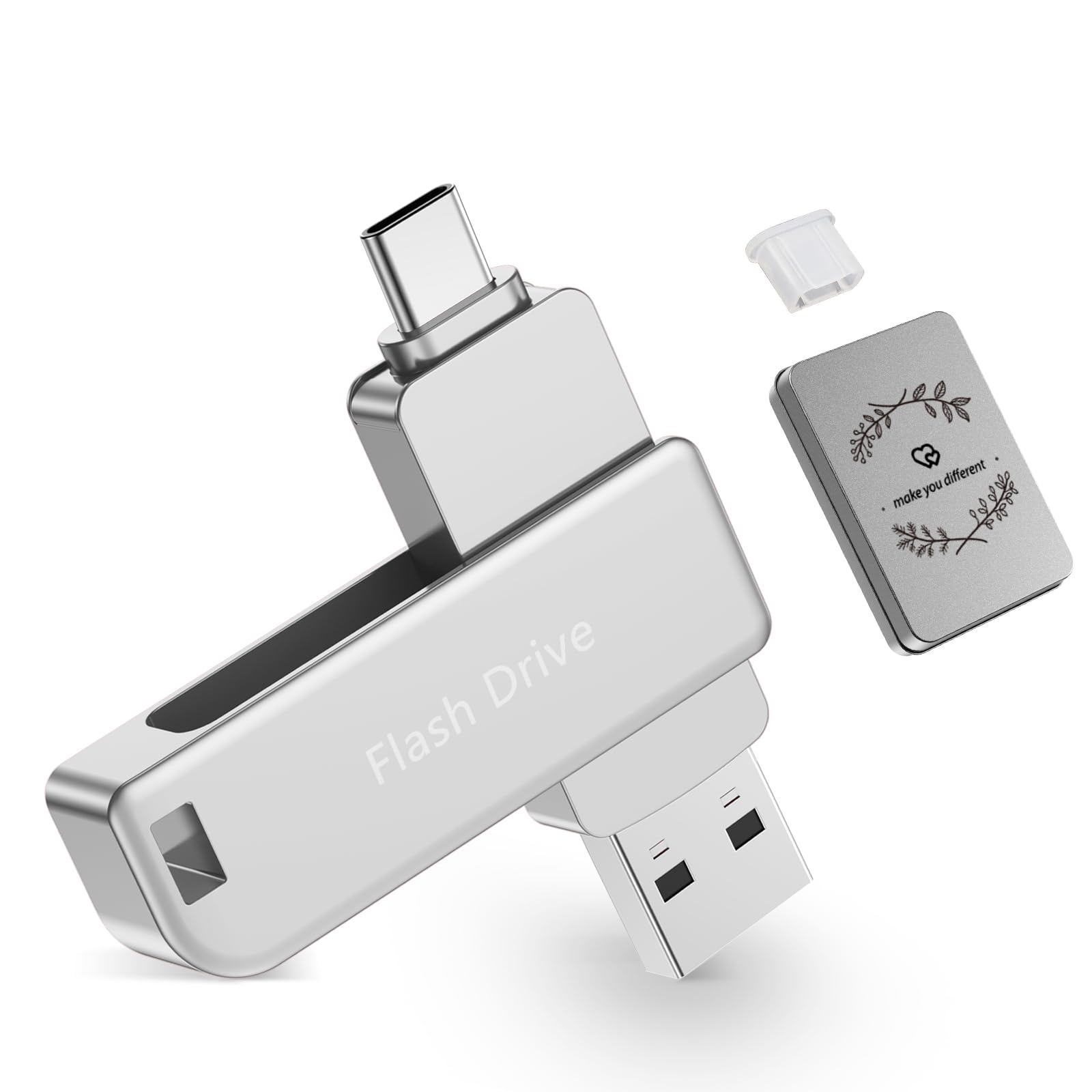 512GB USBメモリー 大容量 フラッシュドライブiOS/Android/PC/Macに対応 銀 Amazon.co.jp: USBメモリ 512GB Type-C & USB A対応 高速データ転送
