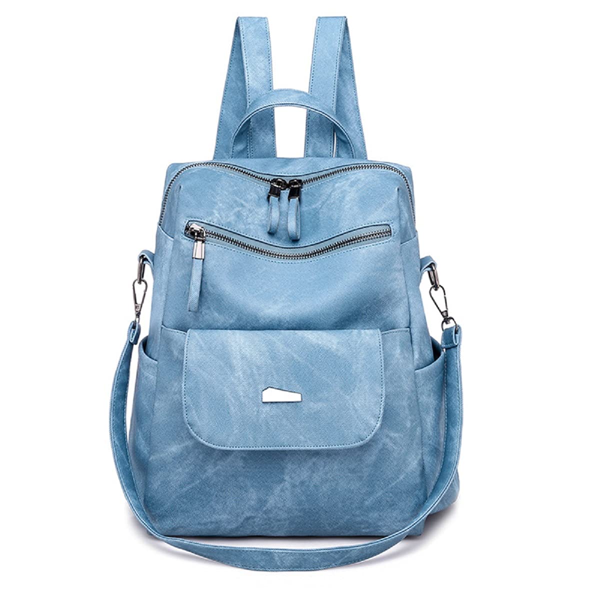 【美品】caramel / backpack / blue check 美品】caramel / backpack / blue check
