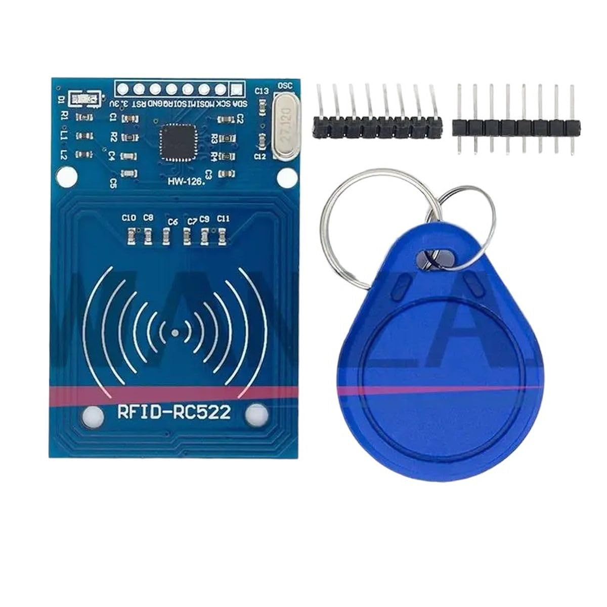 New 2024 1Pcs Mfrc-522 Rc522 Rf Ic Card Sensor Module to Send Fudan Card,Rf Module Keychain