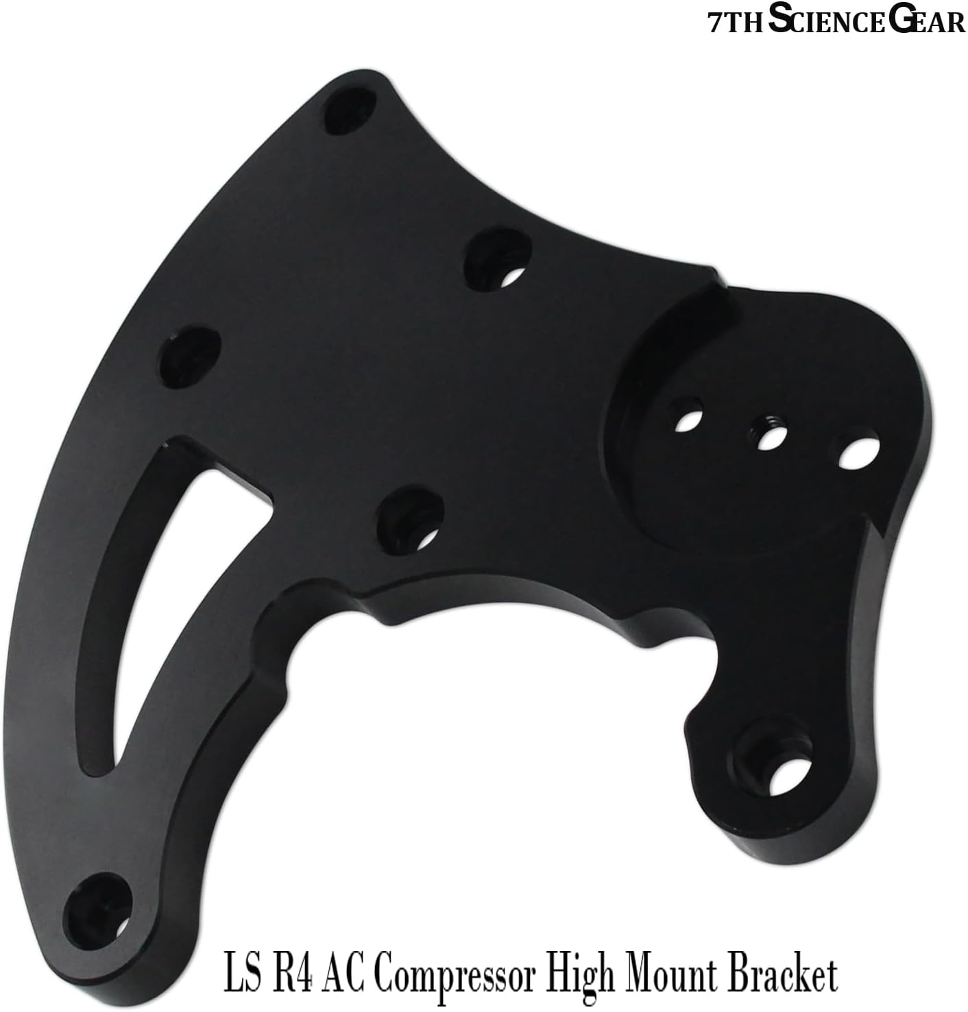 LS Swap R4 AC Compressor High Mount Bracket Kit with Belt Tensioner for Chevrolet GMC Vortec Engines LS1 LS2 LS3 LS6