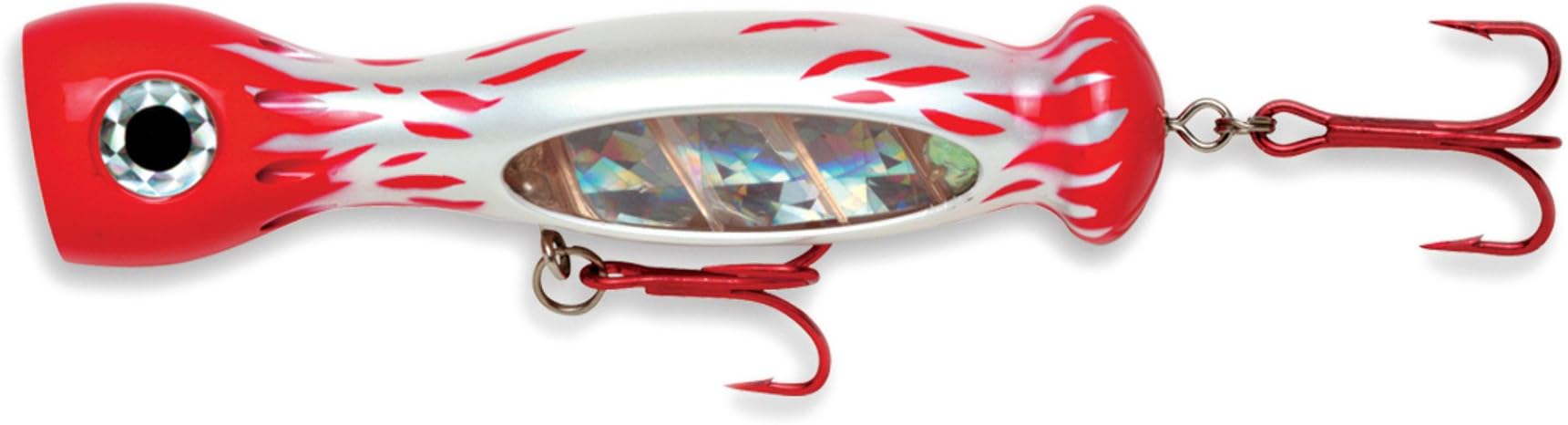 Williamson Jet Popper 05 (Red White Flame, Size- 5.25)