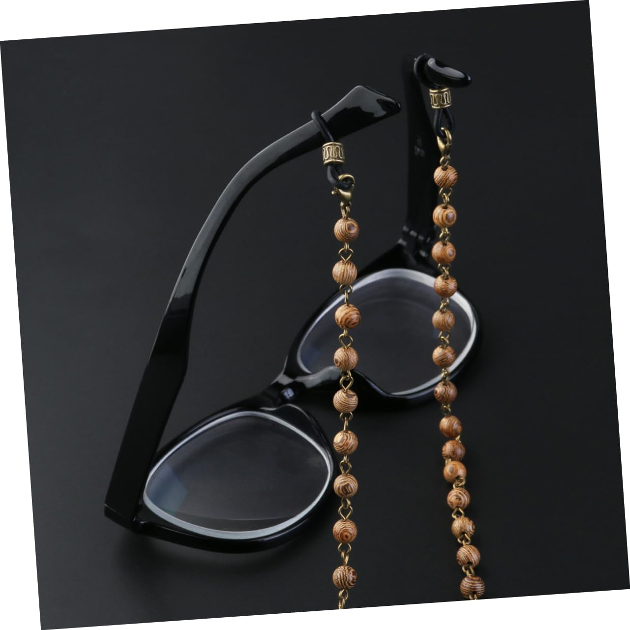 3stücke Holz Brillenhalter Kette Mit Perlen Handgefertigter Und Elastischer Für Brillen Als Schmuckstück Und Stilvolle Aufbewahrung Für Sonnenbrillen Und Lesebrillen