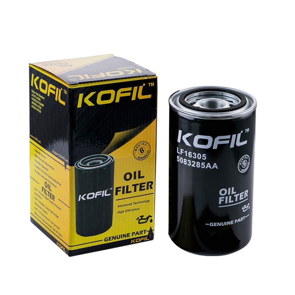Oil Filter 5083285AA Compatible With Dodge Ram 2500 3500 4500 5500 Turbo Diesel Engine 5.9L 1989-2007 6.7L 2007-2018