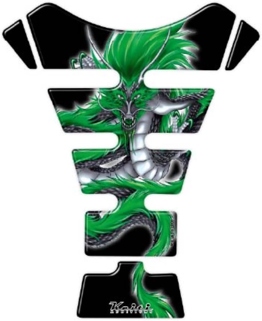 Keiti Motorcycle Tank Pad Green Dragon KT6200G