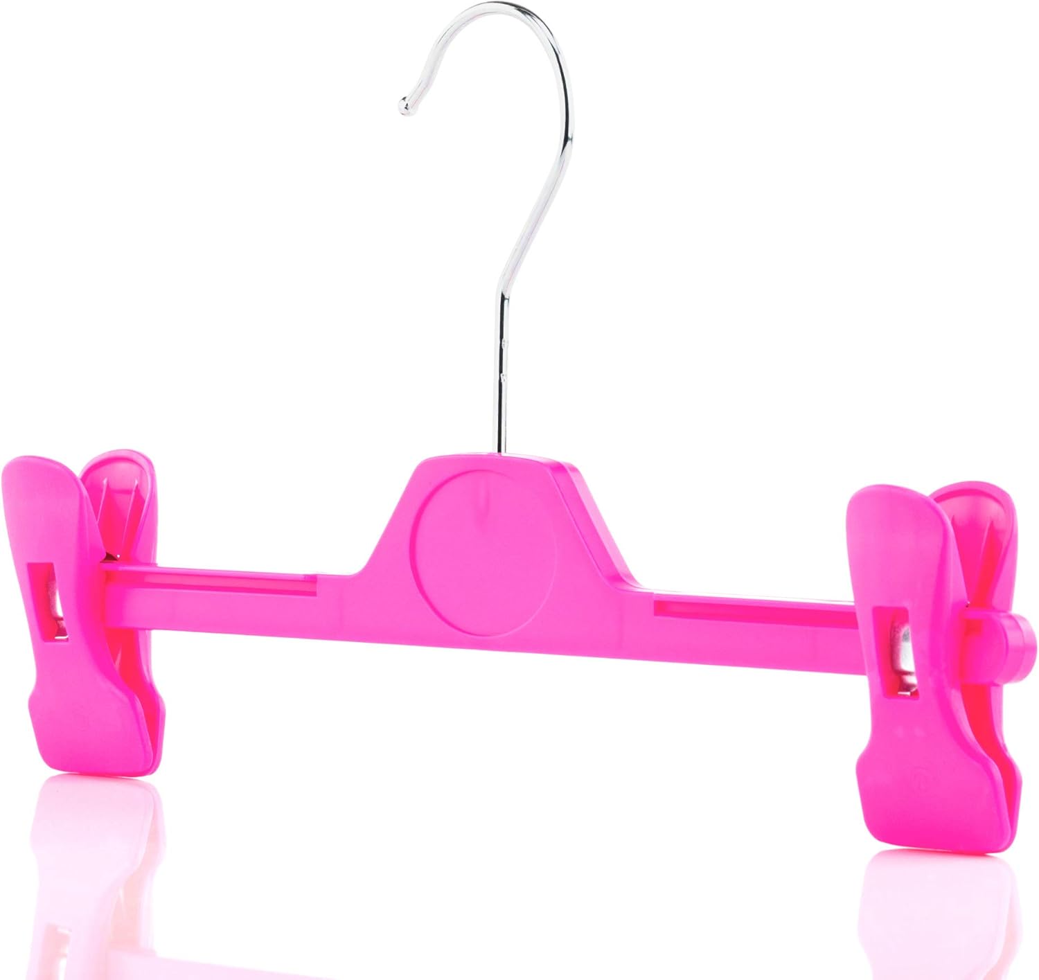 HANGERWORLD 10 Pink 11inch Plastic Kids Coat Clothes