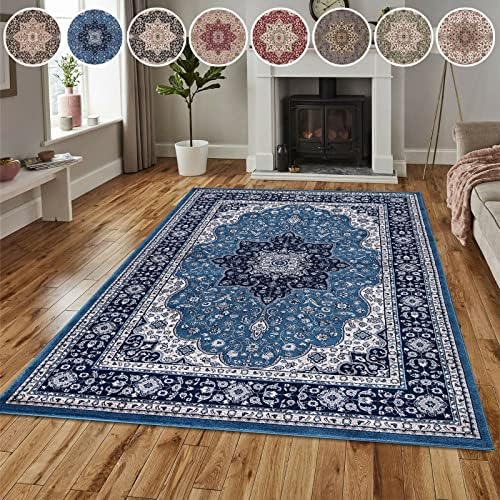 cozily® Traditional Floral Style Washable Antique Rug - 2 ft x 7 ft 2 in - Red - Small Runner for Hallway, Corridor, and Narrow Entrance