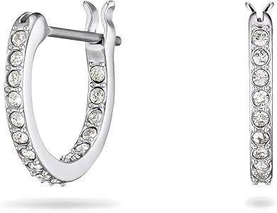 Amazon | [スワロフスキー] Iconic Swan クリスタル ピアス