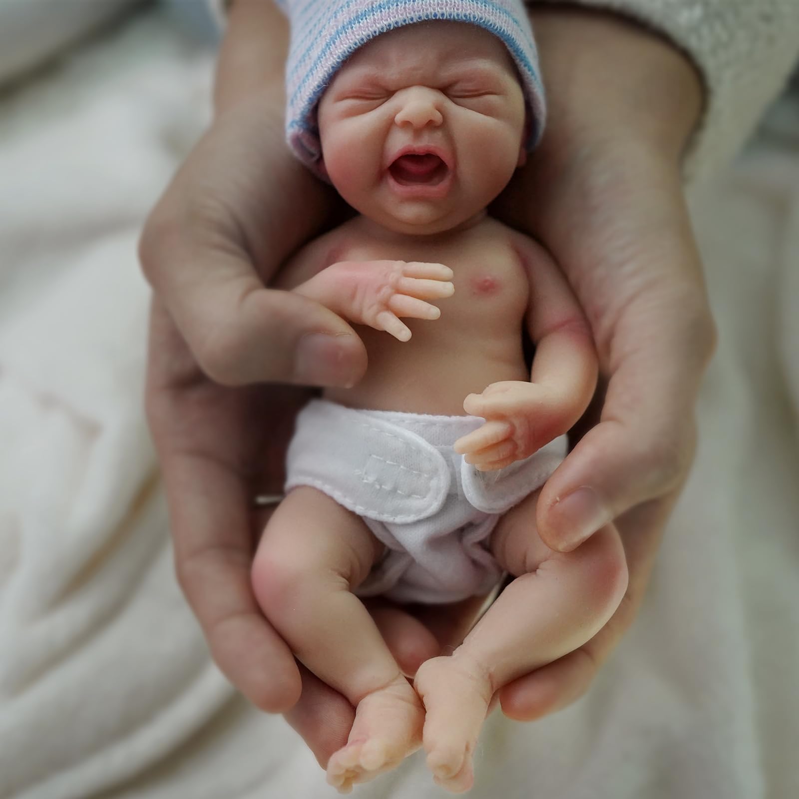 Amazon | リボーン シリコン ベビードール 男の子 7インチ人形 ミニ