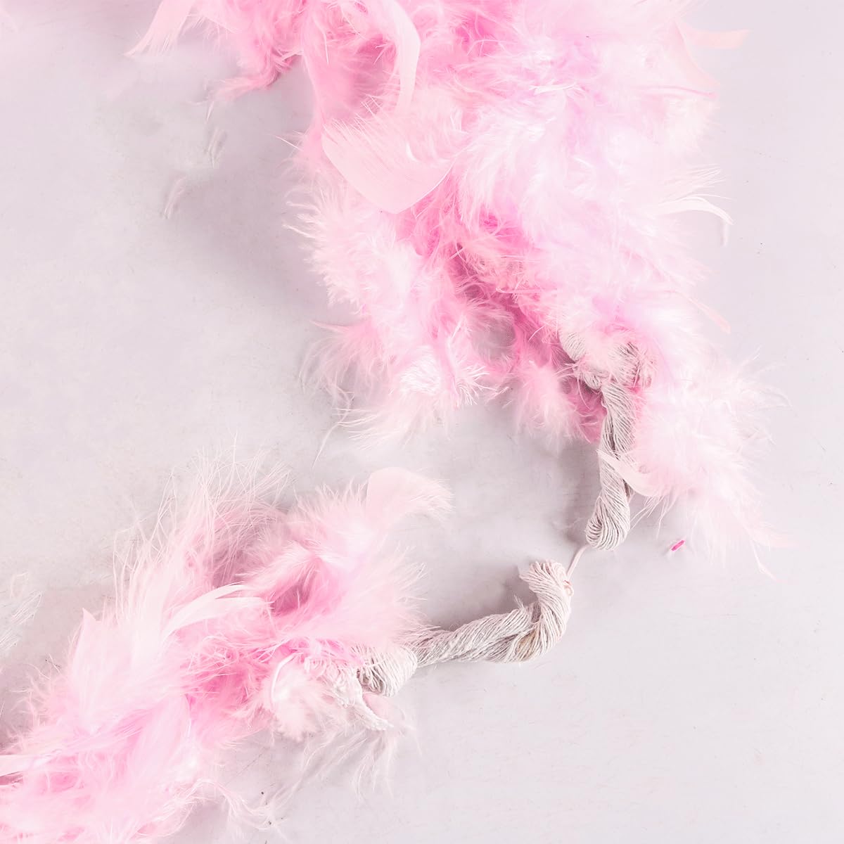 Hsthe Sea Pink Feather Boa, 78.7in Long Feather Boa, Suitable For Dancing Wedding Party Party Cosplay Halloween - Image 2
