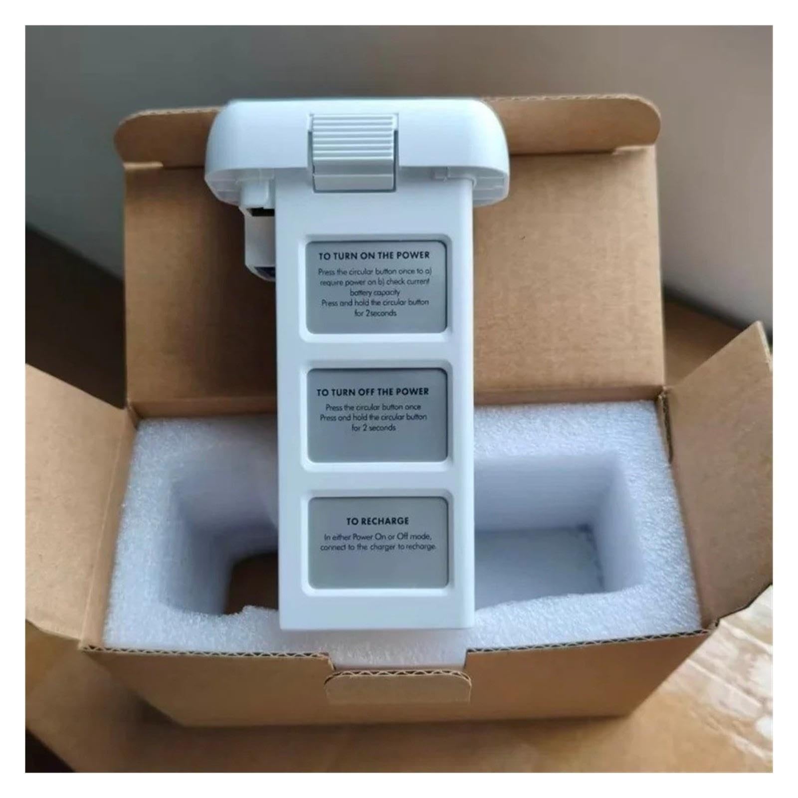 Batteria 4500mAh 15,2V Tempo di volo 23 minuti, compatibile con la batteria di volo intelligente Drone Phantom 3 Pro Series