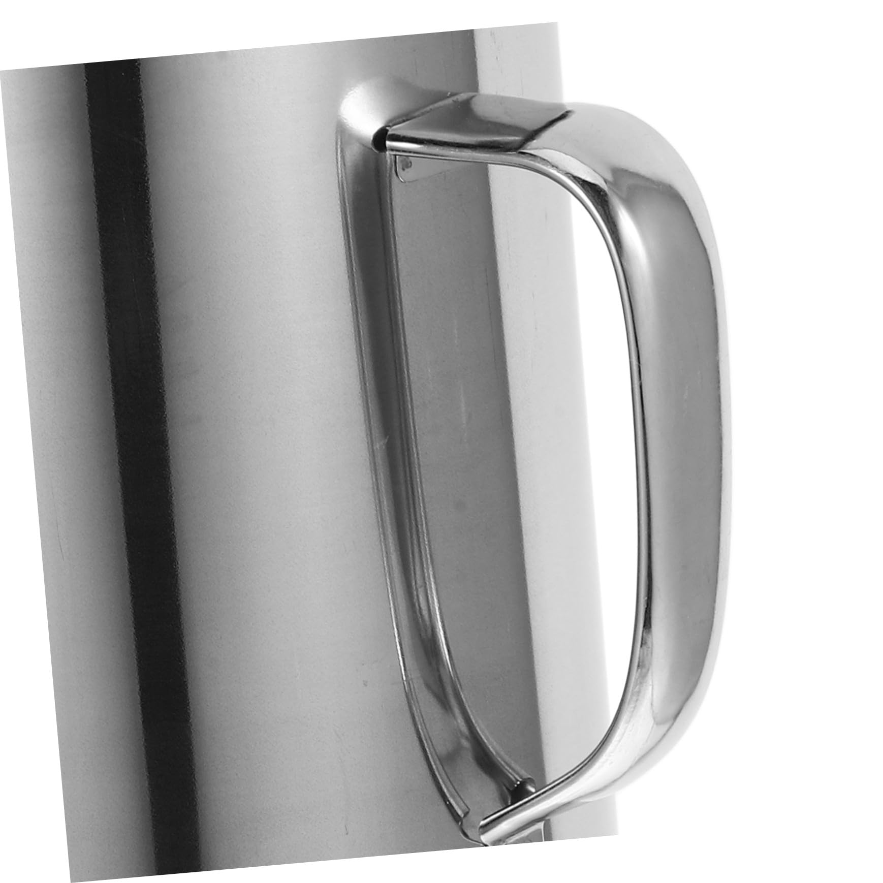 Hemobllo Misurino con Beccuccio Anti-goccia in Acciaio Inox 2000 Ml Graduato e Manico Ergonomico per Uso in Cucina e Laboratorio