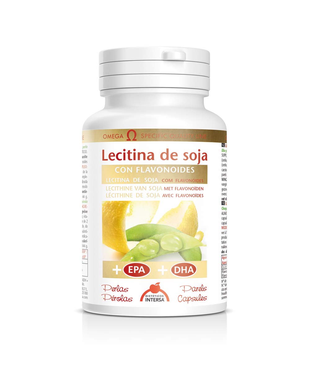 Lecitina de Soja con Flavonoides 1200 mg/90 perlas de Intersa