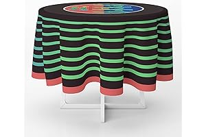 Record Decor Vinyl Record Tablecloths: Embracing the Nostalgic Spirit of Discos De Vinilo