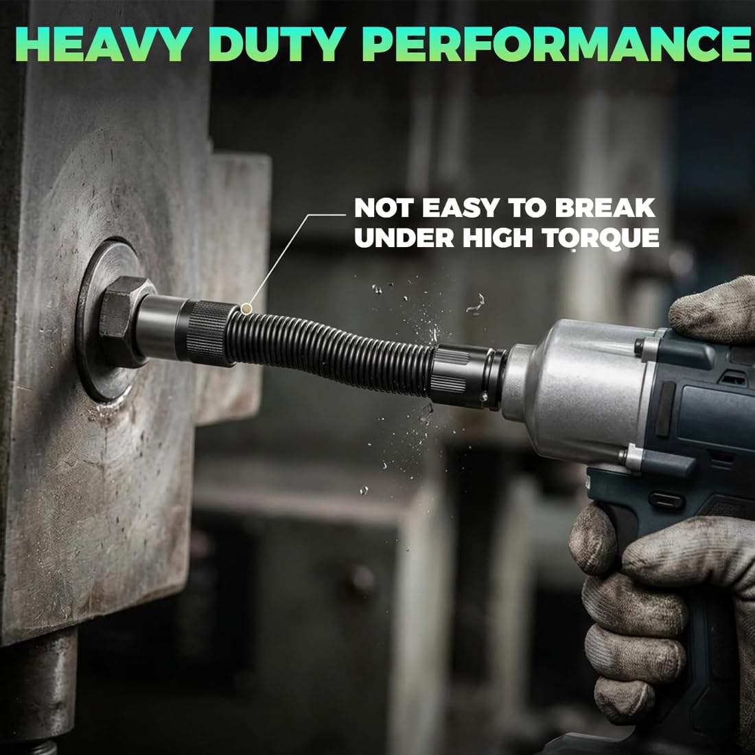 1/2 Flexible Shaft Extension Extender Torque Socket Ratchet Spanners Electric Wrench Connecting Rod, Ratchet Extension Bar, Portable Hand Drive Hand Tool for Outlets (4Pcs-MiX-A)