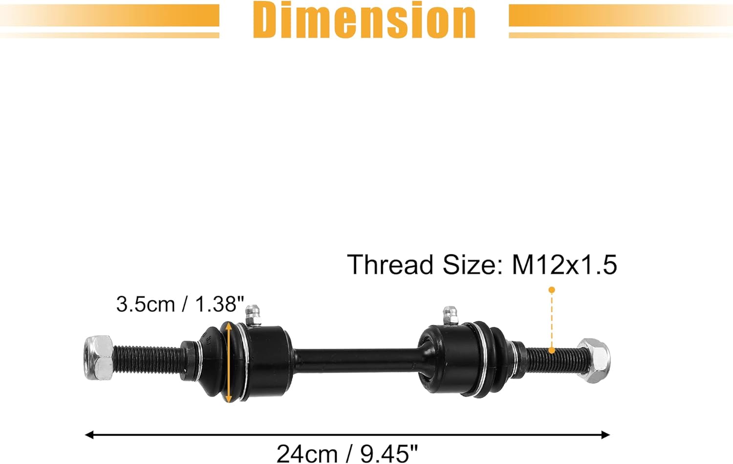 X AUTOHAUX 2pcs Front Sway Bar Links K750362 Suspension Stabilizer Bar Link Kit for Ford F-150 F-250 F-350 F-450 F-550 Super Duty 4WD 2010-2018 9L3Z5K483D