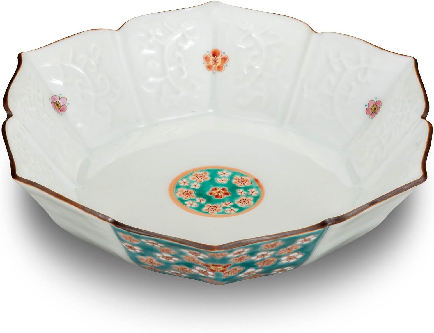 和食器 八事窯 一休庵道年 中村道年作 赤楽小鉢 六客 共箱 M R6463 和