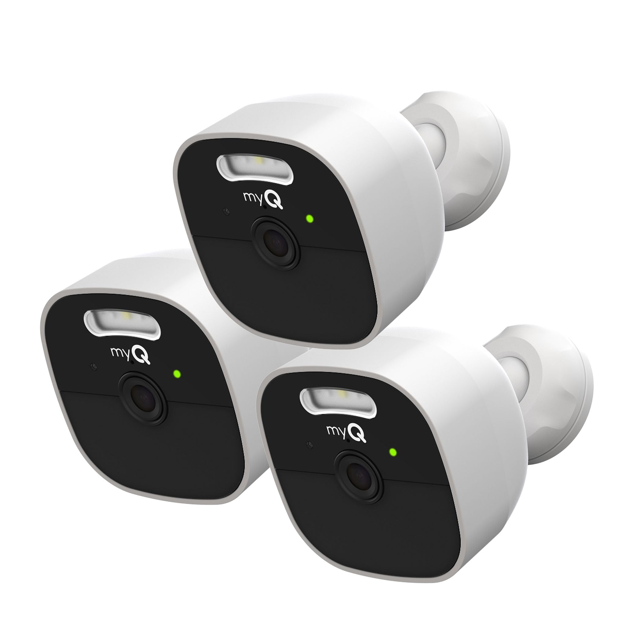 myQ Outdoor Battery Camera | 2K Camera, Color Night Vision, Spotlight, Motion Alerts, Live View with Two-Way Talk, Wireless, Weather-Resistant,