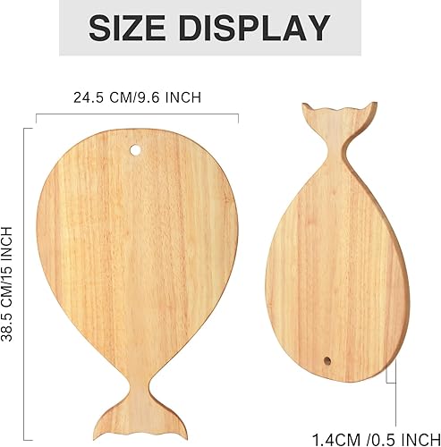 Miniatura 10 de YSTKC Tabla de cortar de madera de acacia para cocina, tabla de embutidos de madera con asa, tabla de queso de 14 pulgadas y bandeja de servir para
