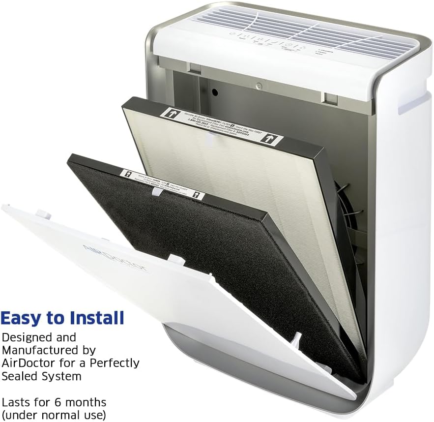 AIRDOCTOR AD2000 Genuine Replacement Carbon/Gas Trap/VOC Replacement Filter with Pre-Filter | MADE BY AIRDOCTOR - Image 7