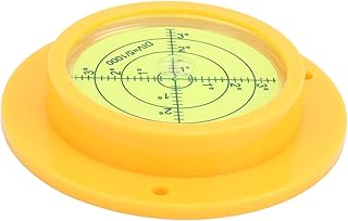 90x17mm Round Bubble Level Durable Level Bubble with Scale for Camera Platform Balance Accurate Measurements Measuring Tool