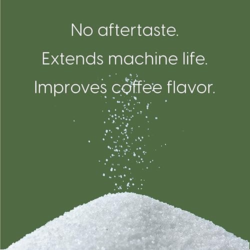 Miniatura 4 de Milliard Polvo descalcificante, 1 libra (9 usos), limpia y descalcifica todas las máquinas de café, elimina el agua dura, mejora el sabor y conserva