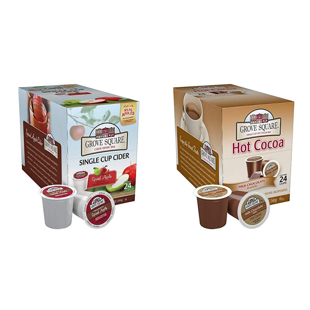 Grove Square Cider Single Serve Cups, Spiced Apple, 24