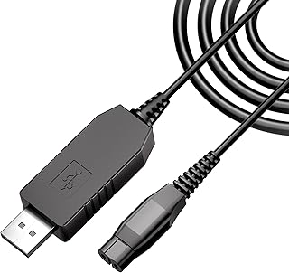 Tobfit Charger for Philips One Blade QP2520,4.3V USB Charging Cable A00390 Replacement Charger Cord for Philips Norelco One Blade QP2520,QP2620,QG3320,RQ320,RQ328,RQ330,RQ331 RQ338,RQ350