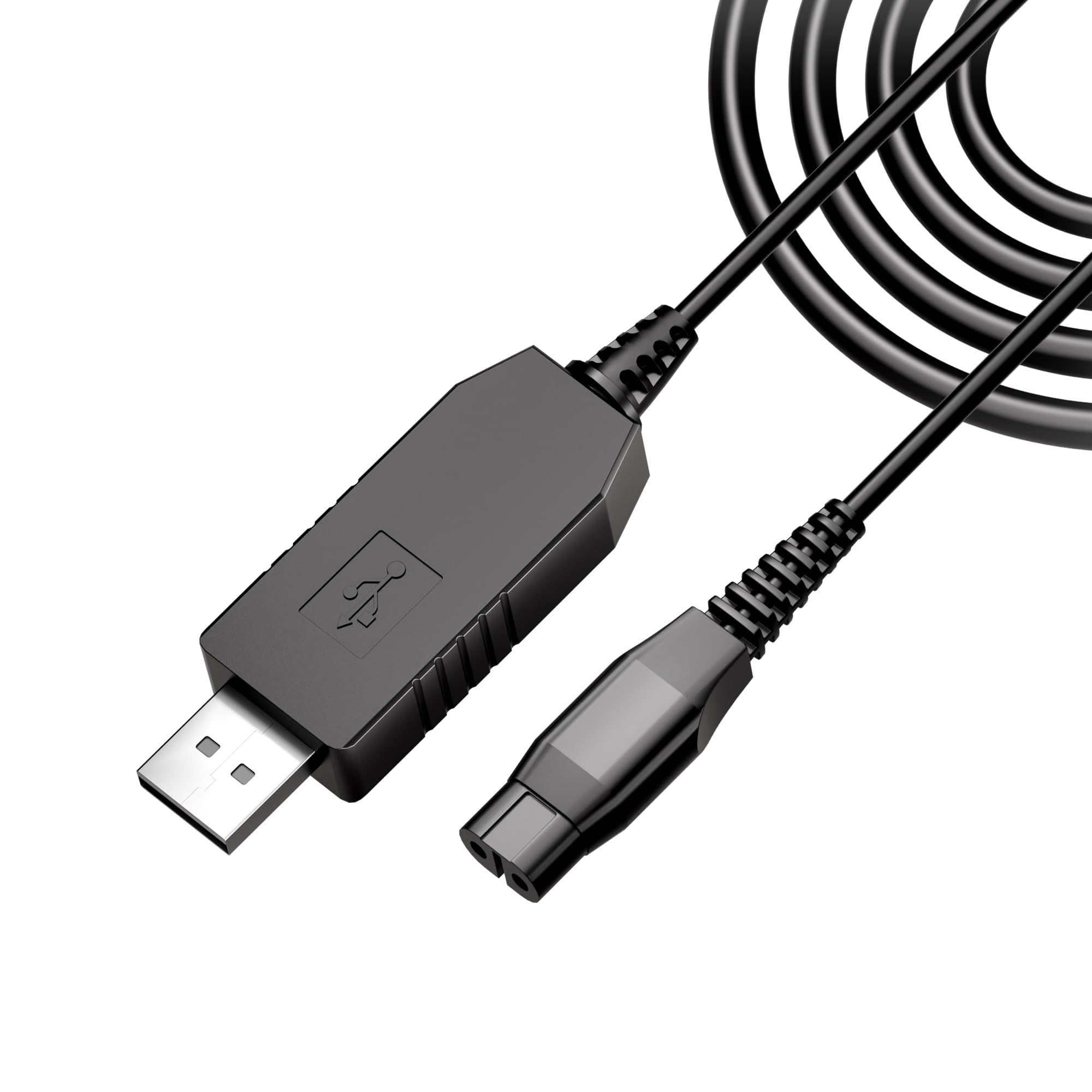 Tobfit Charger for Philips One Blade QP2520, 4.3V USB Charging Cable A00390 Replacement Charger Cord for Philips Norelco One Blade QP2520,QP2620,QG3320,RQ320,RQ328,RQ330,RQ331 RQ338,RQ350