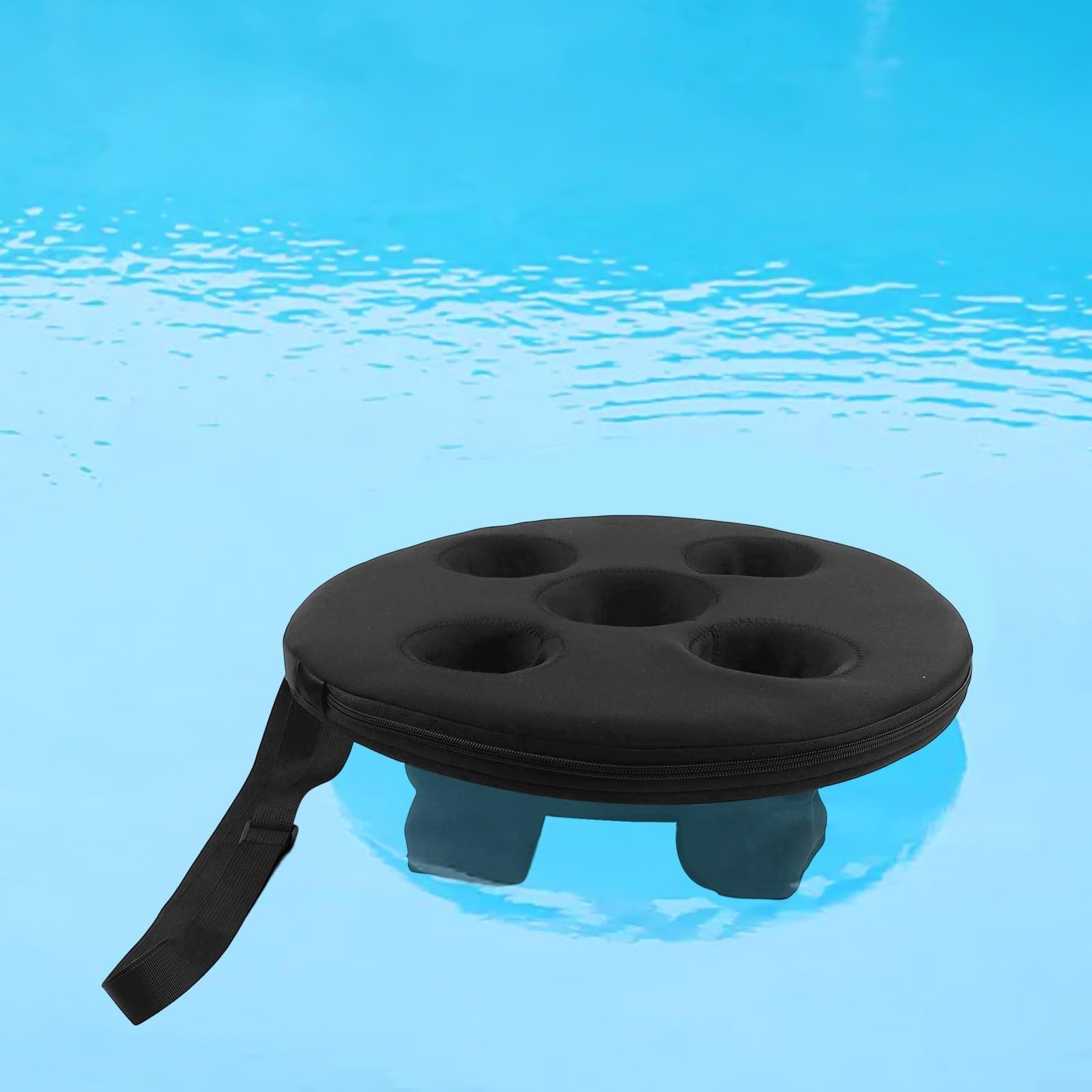 Porta Bevande Galleggiante per Piscina a 5 Fori, Vassoio portabicchieri per Piscina, sottobicchiere Galleggiante Estivo per Birra
