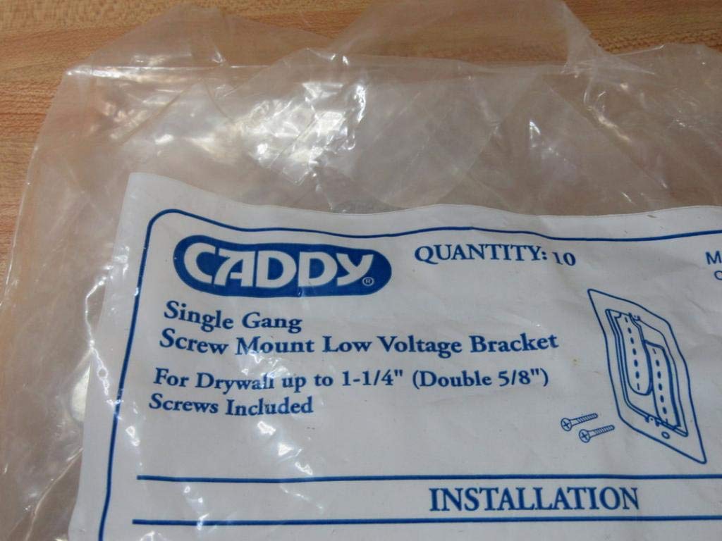 Erico Caddy MPLS Single Gang Screw Mount (Pack of 10)