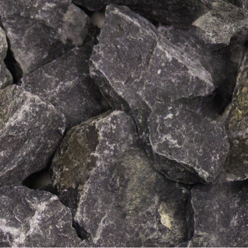 1000 kg BigBag Gabionen Steine Basaltbruch anthrazit 40-70mm - Steinbrocken - Bruchstein für Gabionen