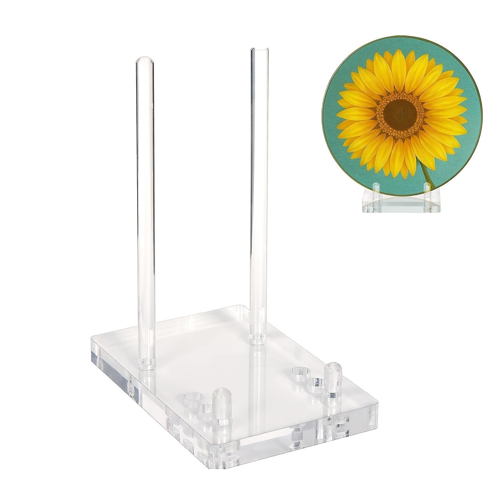 Support livre acrylique stable pour maintenir vos grands manuels ouverts