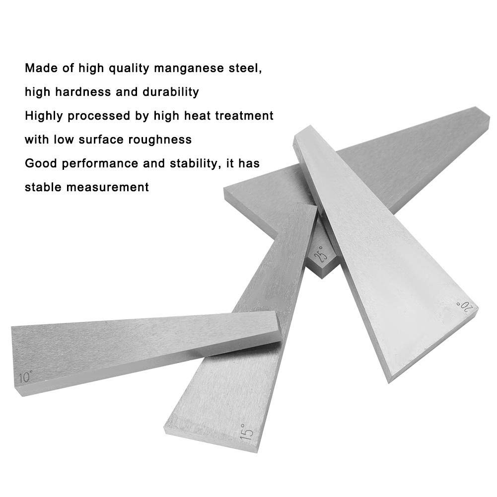Bloc d'angle 12Pcs avec acier au manganèse 65 outil de mesure d'outil de tour de machiniste de haute précision(12Pcs)