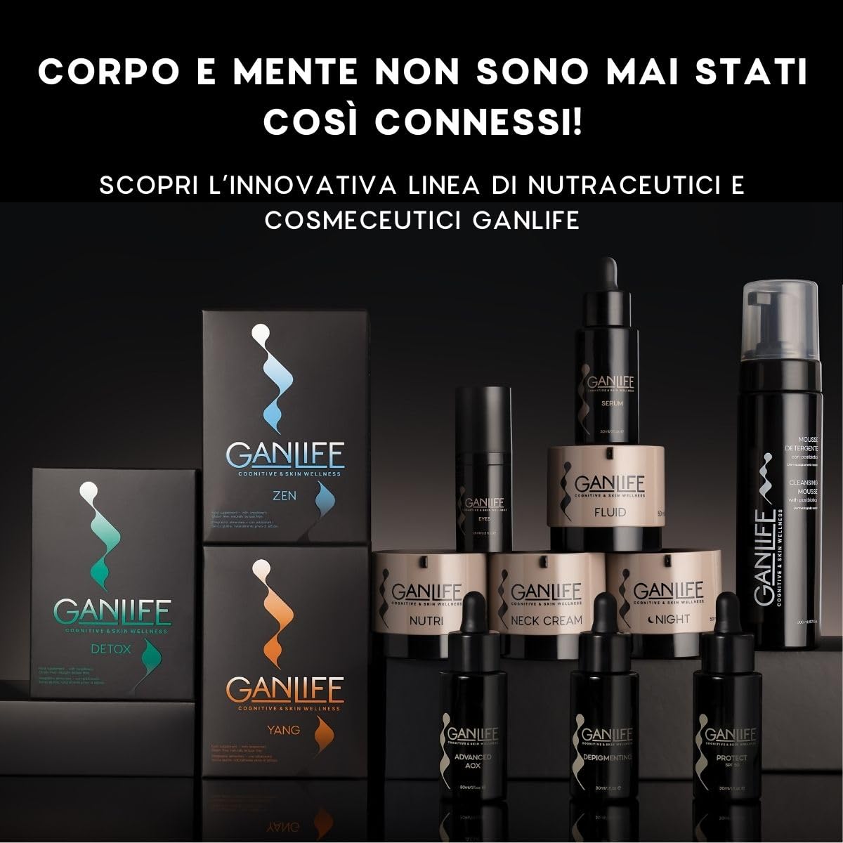 Yang, Integratore Alimentare Con Collagene Marino 5 gr e Antiossidanti, per Buon Umore, Con Polidatina, Zafferano, Melissa, Carnitina e Vit. C, 14 Bustine da 10gr