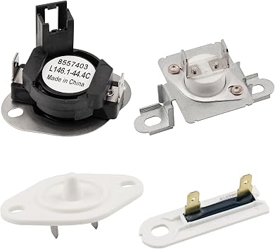 280148 Thermal Cut Off Kit 3392519 Thermal Fuse 8577274 Thermistor Dryer Kit Replacement Part Compatible with Whirlpool Dryers WED7400XW0 WED7300XW0 WED7505FW0 WED7540FW1 WED7540FW0 WED7590FW1