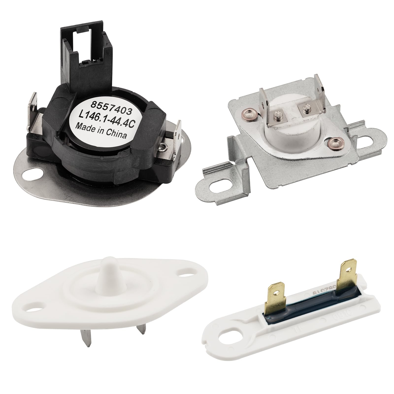 280148 Kit de corte térmico 3392519 Fusible térmico 8577274 Kit de secadora termistor pieza de repuesto compatible con secadores de hidromasaje WED7400XW0 WED7300XW0 WED7505FW0 WED7540FW0 WED7540FW0