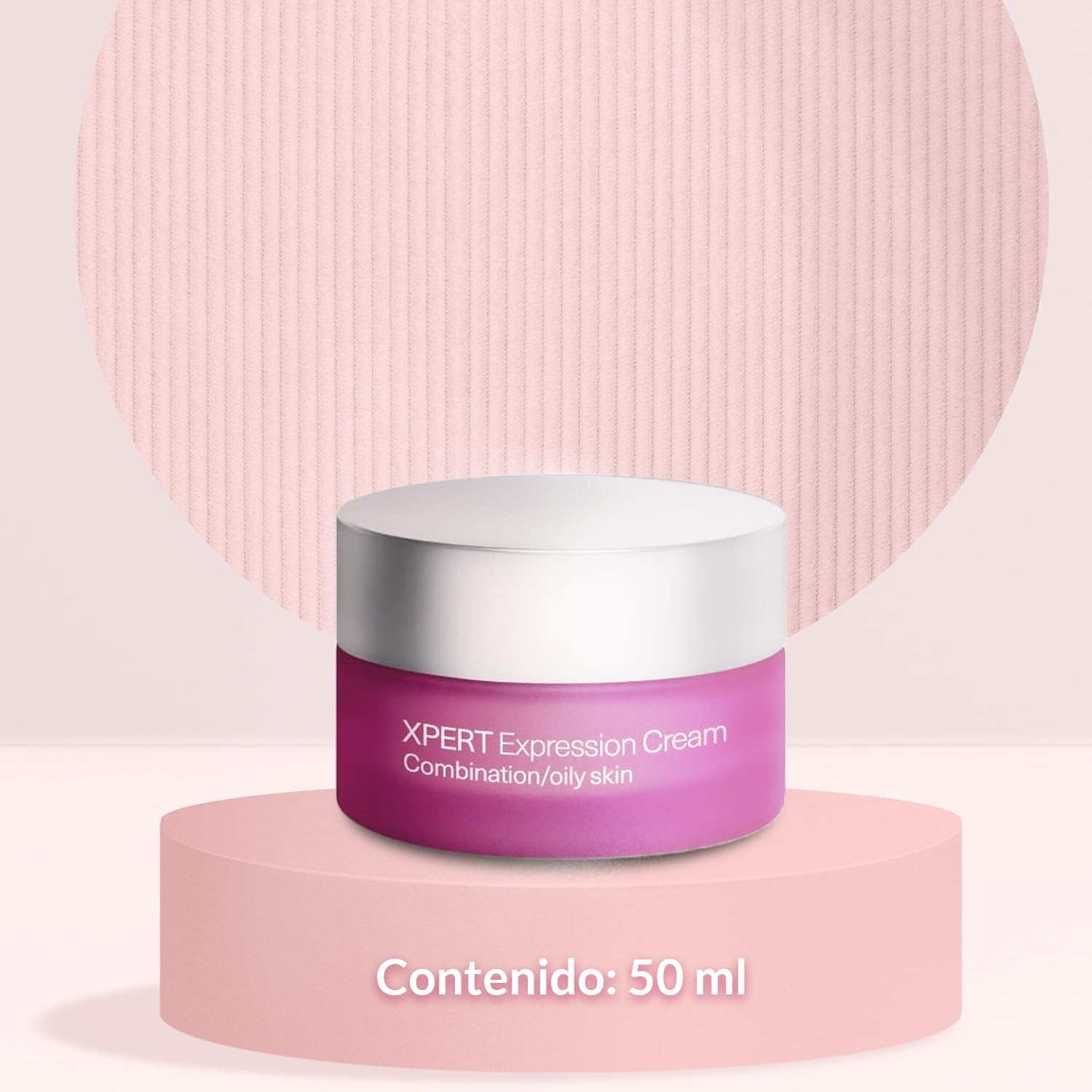PRIMADERM - XPERT Expression | Crema Hidratante Antiarrugas para Piel Mixta y Grasa | Efecto Bótox-like y Escudo Antipolución | Con Péptidos Descontracturantes y Antioxidantes | 50 ml