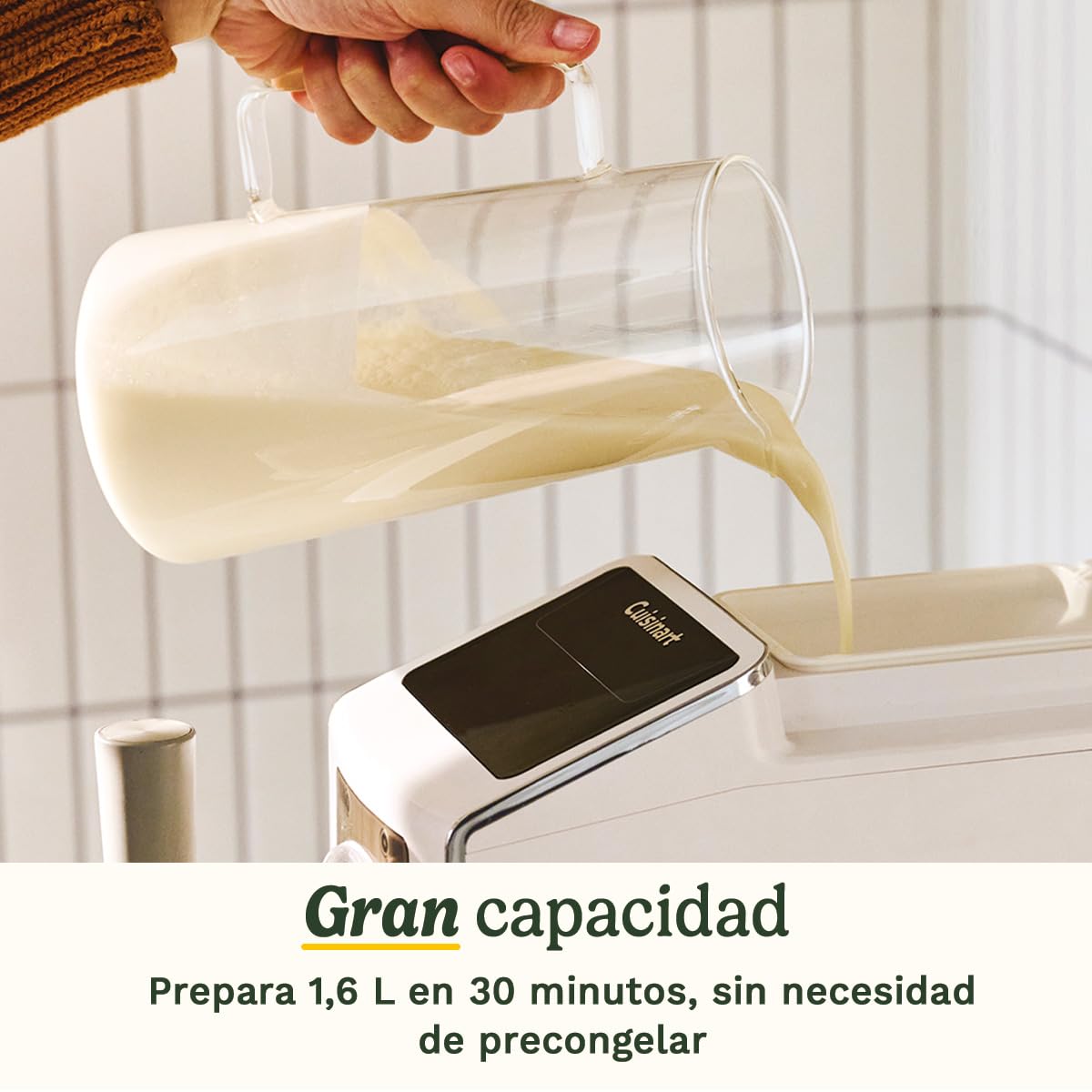 Cuisinart Frost Fusion® - Bebidas congeladas y helado suave en 1 | 6 programas | Granizados, cócteles, frappé, vino congelado, sorbete y helado suave | Sin hielo | Listo en 25 min | Autolimpieza